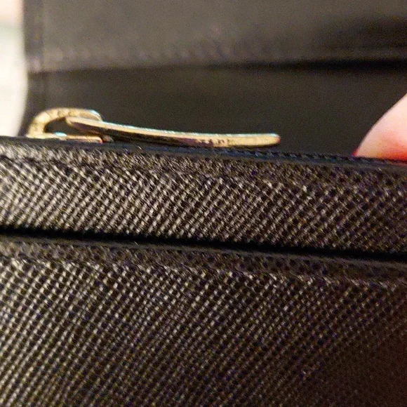 Authentic Salvatore Ferragamo Black Leather wallet with box!